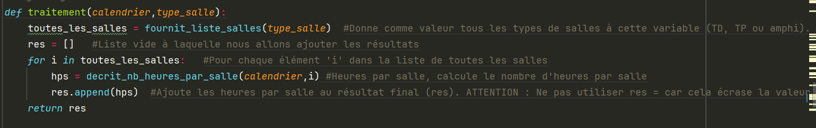 illustration d'un stage
